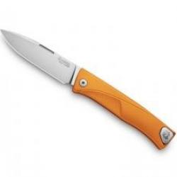 Couteau Lionsteel  THRILL ORANGE lame acier M390 Bohler satiné