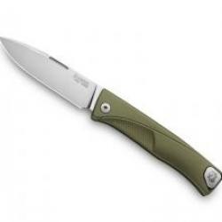 Couteau Lionsteel  THRILL VERT lame acier M390 Bohler satiné