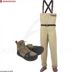 Pack waders REDINGTON Crosswater + chaussures Benchmark feutre T13 (46)