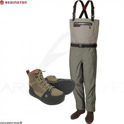 Pack Waders REDINGTON ESCAPE + Chaussures Benchmark feutre T08 (41)
