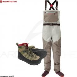 Pack Waders REDINGTON Sonic-Pro GREY + chaussures Forge feutre XLS