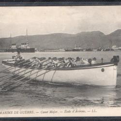 CPA - Marine de Guerre - Canot Major - École d'Avirons  N° 3707