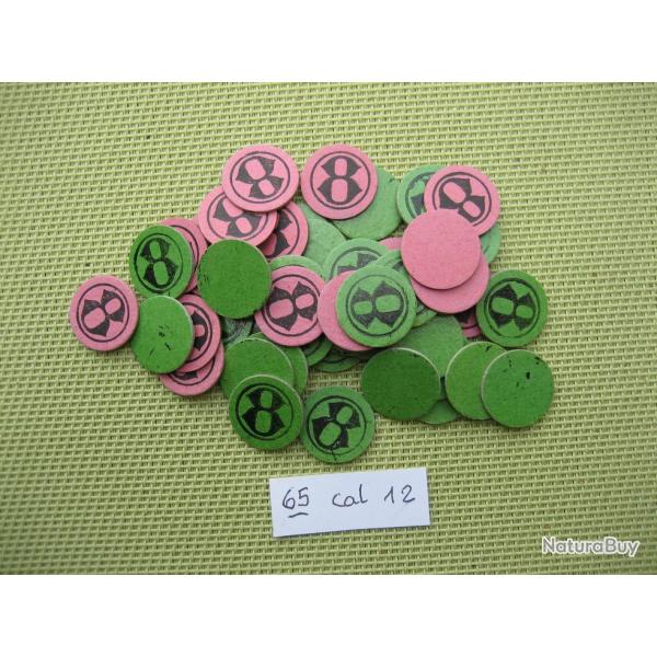 65 Cartons numrots cal 12 No 8 ou neutres