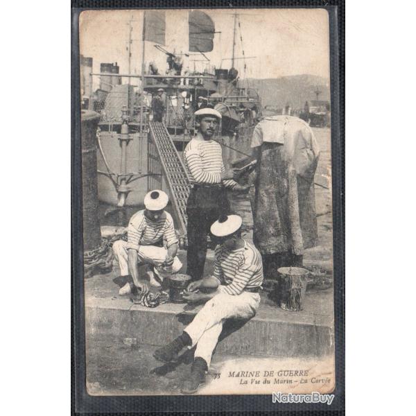 CPA - Marine de Guerre - La Vie du Marin - La Corve N 3708