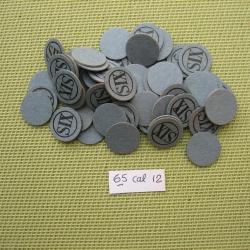 65 Cartons numérotés cal 12 No 6 ou neutres
