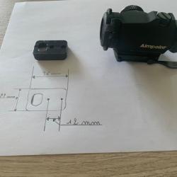 Point rouge aimpoint 2 moa avec montage eaw