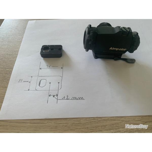 Point rouge aimpoint 2 moa avec montage eaw