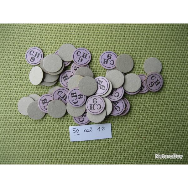 50 Cartons numrots cal 12 chevrotines 9 grains ou neutres