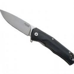 Couteau Lionsteel TRE lame acier M390 Bohler satiné +manche recto G10 noir