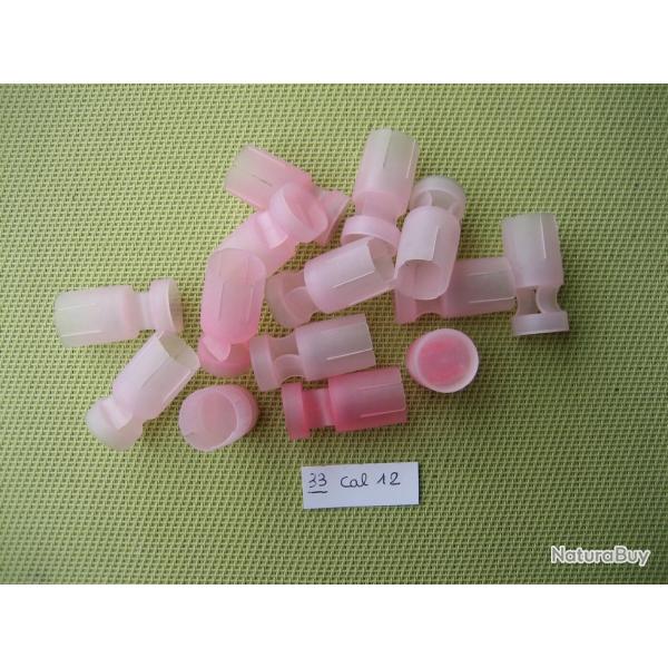 33 Bourres  jupe cal 12 pour chargement 36 g