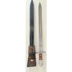 Baïonnette Suisse Modèle 1914 de pionnier (réf. ABC?1314 / N?13- Waffenfabrik Neuhausen - N°1977299