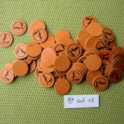 87 cartons numérotés cal 12 No 7 ou neutre