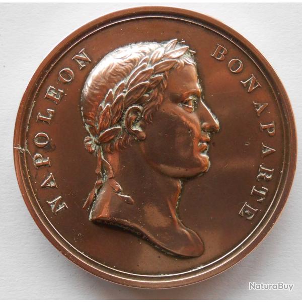 Mdaille commmorative vie et mort de Napolon Bonaparte