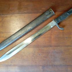 Baïonnette Mauser 98/05 double marquage.W1917.