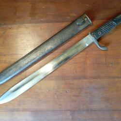 Ba&iuml;onnette Mauser 98/05 double marquage.W1917.