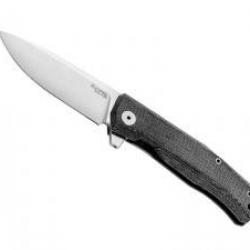 Couteau Lionsteel  MYTO lame acier M390 Bohler satiné +manche recto micarta