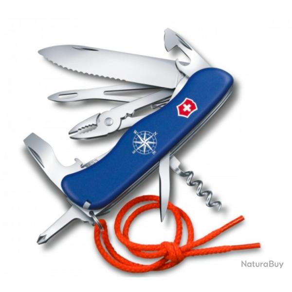 Couteau suisse Victorinox skipper bleu 111mm 19 fonctions