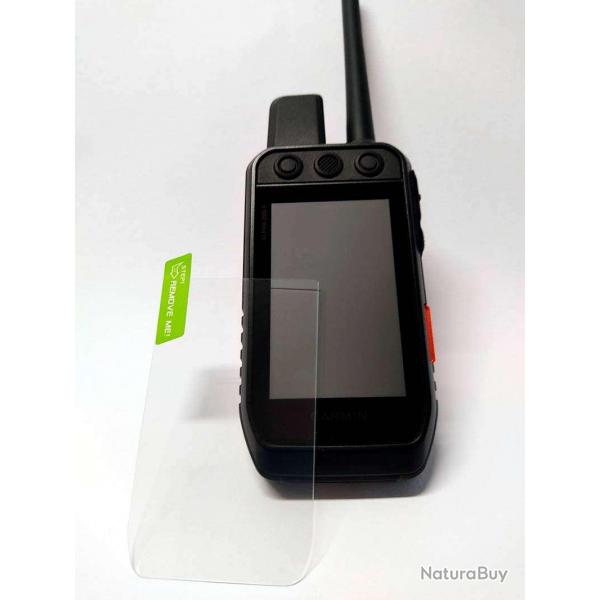Garmin protection cran Alpha 200 et 300 en verre tremp