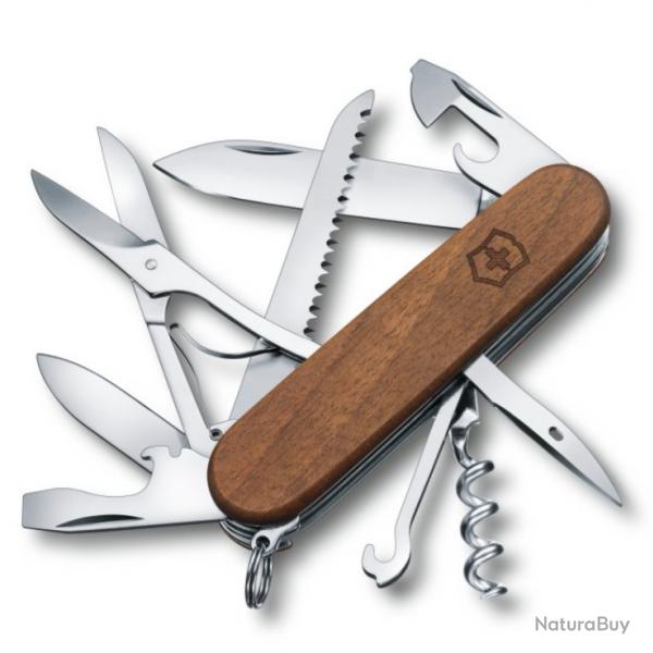 Couteau suisse Victorinox huntsman wood 91mm 13 fonctions