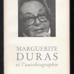marguerite duras et l'autobiographie d'aliette armel