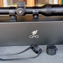 Lunette de battue GPO Spectral 1-6x24 avec colliers EAW