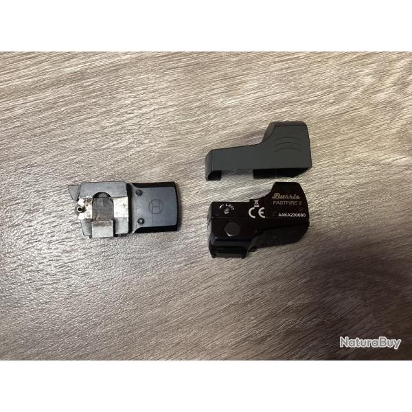 Burris fastfire II et montage HMS 15