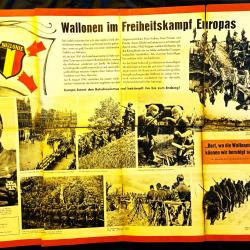 AFFICHE / DEGRELLE / LEGION WALLONE / 86 x 61 cm