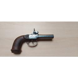 Pistoler de voyage a double canon enchère a 1 euro