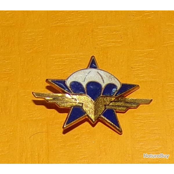 1 Rgiment de Chasseurs Parachutistes, dos guilloch , toile bleue charge d'un parachute blanc, b