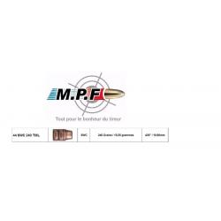 Ogives MPF Cuivrées 44 SWC 240 Gr TMJE Ø 429 par 500 en port gratuit