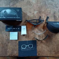 Lunettes balistiques VAPOR 3 verres WILEY X + Adaptateur vue