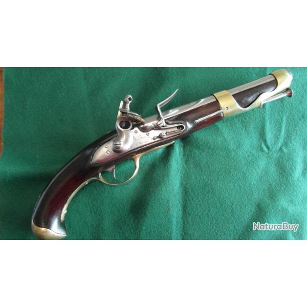 Bon pistolet de cavalerie de 1775, variante du modle 1763/66 de la manufacture de St Etienne