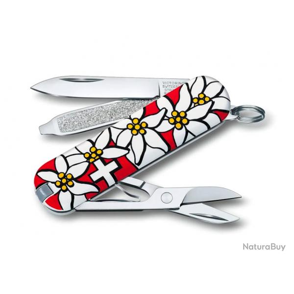 Couteau suisse Victorinox Classic SD  58mm 7 fonctions blanc