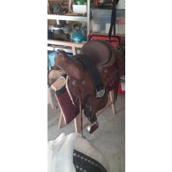 Selle western importée US H WEST