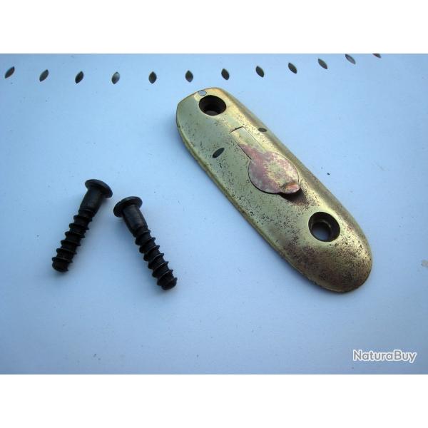 Plaque de couche / talon de crosse en laiton avec vis pour Lee Enfield SMLE N1 MKIII