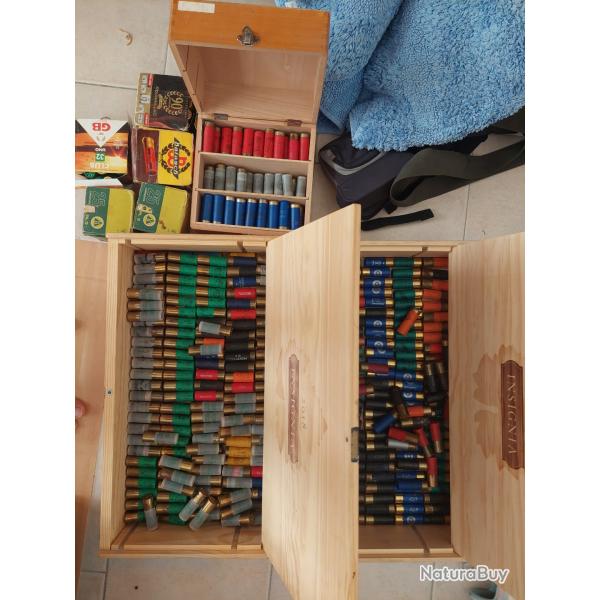 Lot de +570 cartouches cal.12