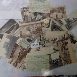 LOT DE CINQUANTE CARTES ANCIENNES DU MAROC PARC D'ARTILLERIE DE CASABLANCA DE 1915 À 1917 - Z19