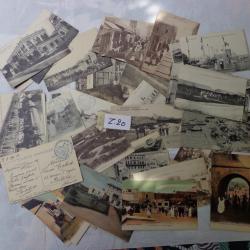LOT DE CINQUANTE CARTES ANCIENNES DU MAROC INTENDANCE MILITAIRE DE 1916 À 1917 - Z20