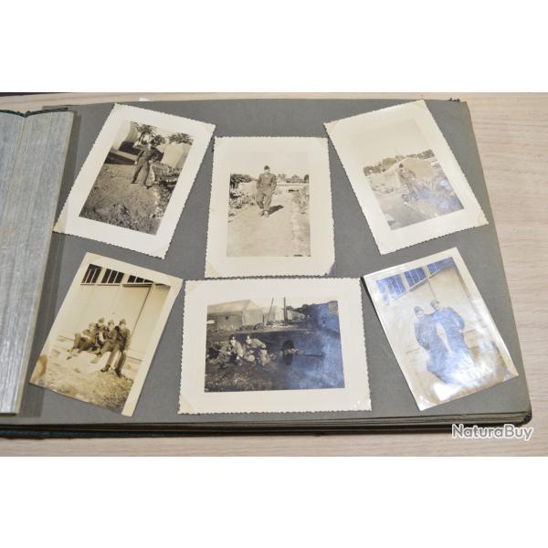Album Photos Militaire Guerre Algrie Negrine 1960 France TAP Aviation Jeep Soldat (24)