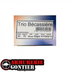 Cartouches JOKER TRIO BECASSIERE 20/70 30g N°8/9/10 X10