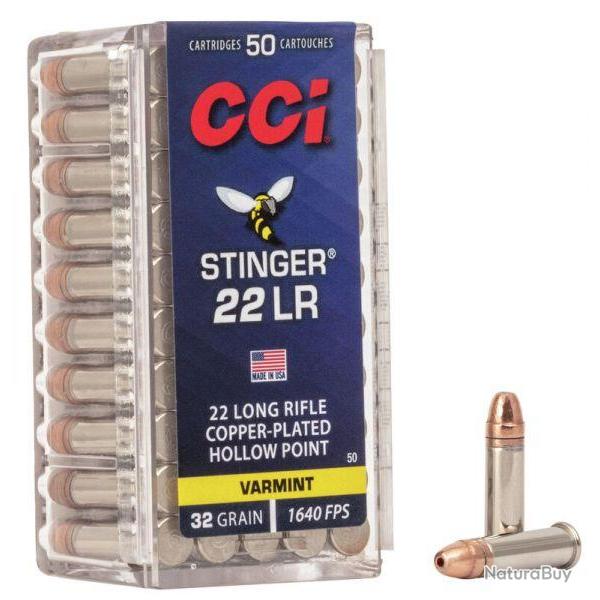 Boite de Munition CCI Stinger 22LR x500