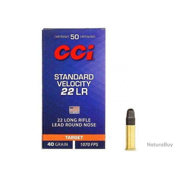 Boite de munition CCI Standard 22LR 40gr x50