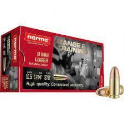 Boite de munition Norma 115GR 9X19 x1000 POUR ARMES ANCIENNES