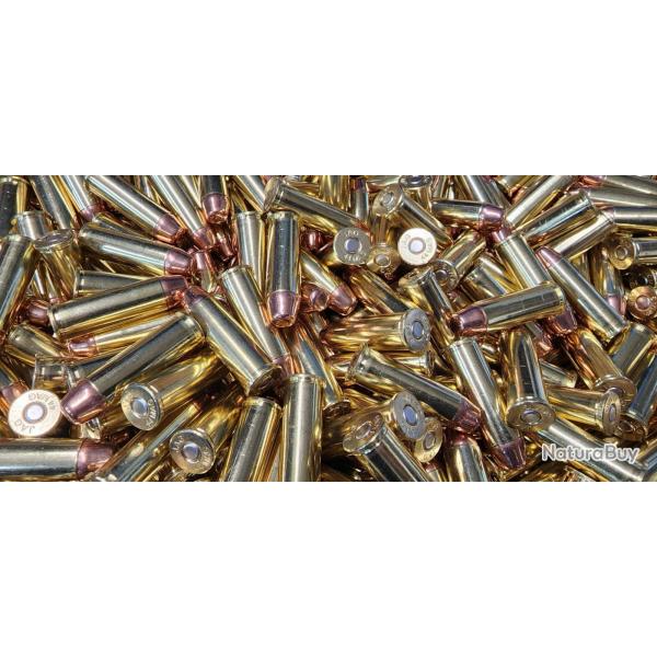 Boites de 1000 munitions 44MAG fmj rn 14.9g 230 grs