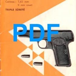 NOTICE au format PDF : PISTOLET BROWNING MODELE 10