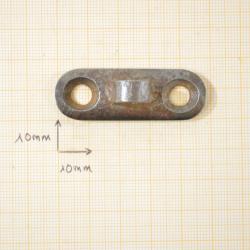 Support pour battant de crosse mobile, fusil ancien. 49mm x 17mm