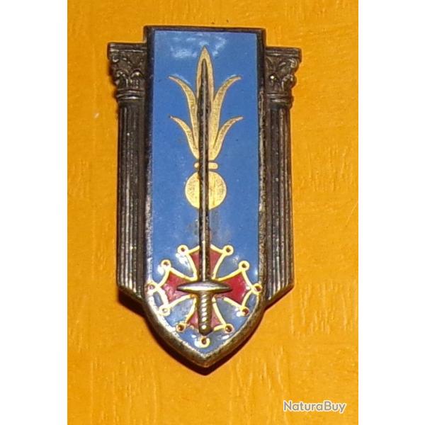 Ecole Militaire d'Infanterie, MONTPELLIER, mail, dos guilloch , FABRICANT DRAGO PARIS   ,  HOMOLOG
