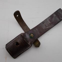 Gousset Cuir pour baionnette Yougoslave 100% d'origine ww2