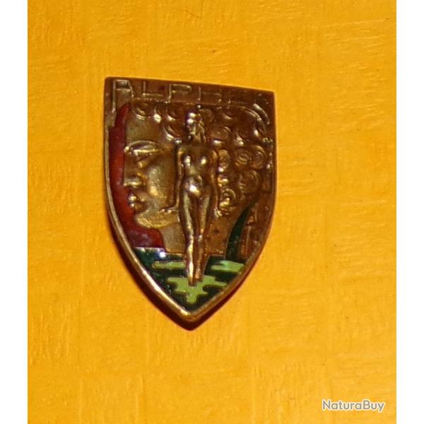 ALPHEE, (1/Pl. 35) mail, dos grenu, fond marron , FABRICANT A.AUGIS LYON  ,  HOMOLOGATION  SANS  ,