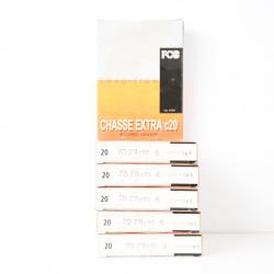 6 Boites de Cartouches FOB Chasse Extra N°6 cal. 20